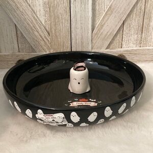 10 Strawberry Street Halloween Ghost Party Bowl